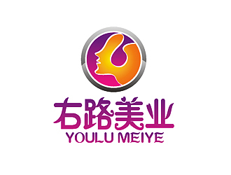 劉濤的右路美業(yè)logo設(shè)計