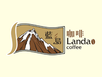 曾飛的藍(lán)島咖啡logo設(shè)計(jì)