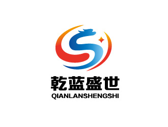 馮浩的北京乾藍(lán)盛世國(guó)際廣告有限公司logo設(shè)計(jì)