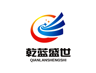 譚家強(qiáng)的北京乾藍(lán)盛世國(guó)際廣告有限公司logo設(shè)計(jì)