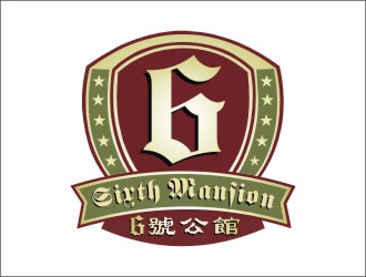 詹大成的6號公館瑜伽健身俱樂部logo設計