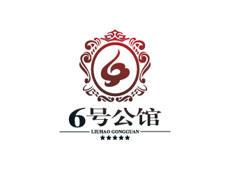 黃程的6號(hào)公館瑜伽健身俱樂部logo設(shè)計(jì)