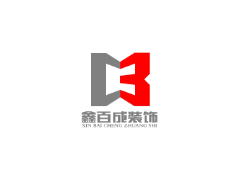 劉祥慶的鑫百成裝飾logo設(shè)計