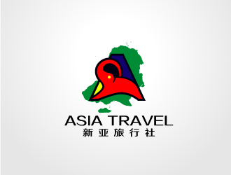 陳曉濱的Asia Travel    新亞旅行社  （南非）logo設(shè)計(jì)