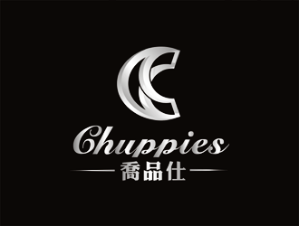 英文:chuppies 中文：喬品仕logo設(shè)計