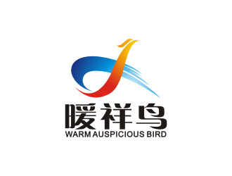 楊福的暖祥鳥(niǎo)（Warm auspicious bird，通過(guò)這些字母給縮寫(xiě)一下，）品牌商標(biāo)設(shè)計(jì)公司完成公司logo設(shè)計(jì)