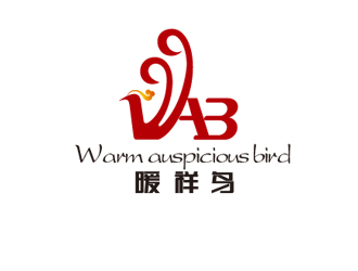 周?chē)?guó)強(qiáng)的暖祥鳥(niǎo)（Warm auspicious bird，通過(guò)這些字母給縮寫(xiě)一下，）品牌商標(biāo)設(shè)計(jì)公司完成公司logo設(shè)計(jì)