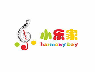 小樂家（中文名），harmony bay （英文名）logo設計