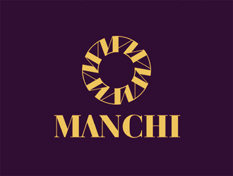 譚家強的MANCHI曼馳皮具有限公司logo設(shè)計