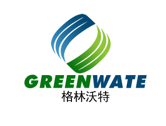 莊舜耕的格林沃特  green waterlogo設(shè)計(jì)