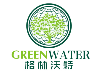 莊舜耕的格林沃特  green waterlogo設(shè)計(jì)