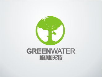 格林沃特  green waterlogo設(shè)計