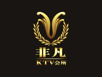 曾翼的非凡KTV會所logo設(shè)計