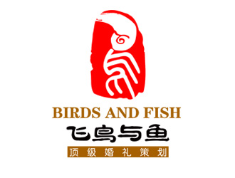 鄒小考的飛鳥和魚logo設(shè)計(jì)