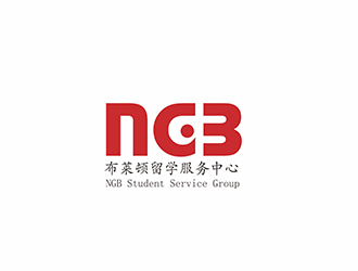 AR科技核心～雪狐設計的布萊頓留學服務中心 NGB Student Service Grouplogo設計