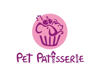 Pet Patisserie 蛋糕店logo設(shè)計(jì)