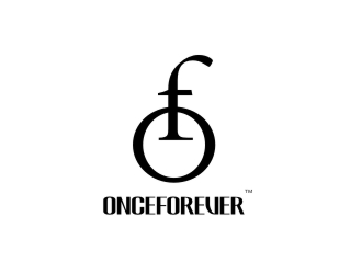 潘達(dá)品的英文：onceforever  +中文：萬姿艾唯logo設(shè)計(jì)