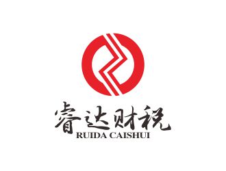 何嘉健的睿達(dá)財稅咨詢有限公司logo設(shè)計