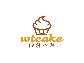 周金進(jìn)的維特心語 wtcakelogo設(shè)計(jì)