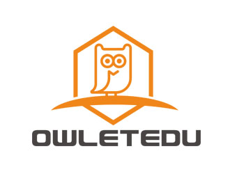 劉彩云的OwletEdu 卡通貓頭鷹logo設計