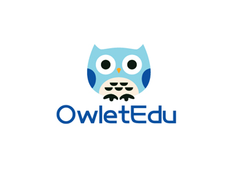 秦曉東的OwletEdu 卡通貓頭鷹logo設(shè)計(jì)