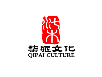 秦曉東的上海柒派文化傳播有限公司（ SHANGHAI QIPAI CULTURE COMMUNICATIONlogo設(shè)計