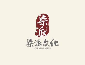 鄭國麟的上海柒派文化傳播有限公司（ SHANGHAI QIPAI CULTURE COMMUNICATIONlogo設(shè)計