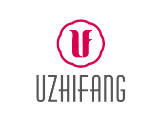 張流年的UZF瘦身美容院連鎖店logo設計