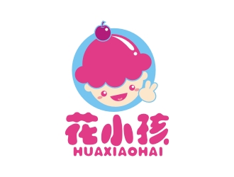 曾翼的花小孩 甜品店logo設計