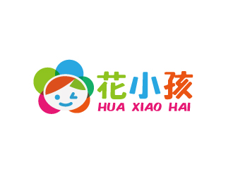 周金進的花小孩 甜品店logo設計