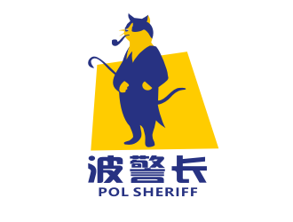 姜彥海的波警長安保防盜吉祥物logo設(shè)計(jì)