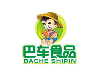 楊福的汕頭市巴車食品有限公司logo設計