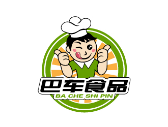 曉熹的汕頭市巴車食品有限公司logo設計