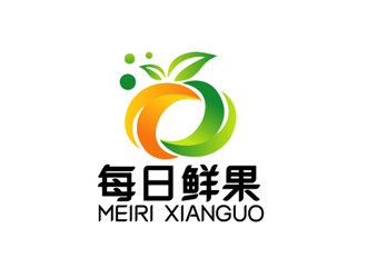 秦曉東的每日鮮果logo設(shè)計