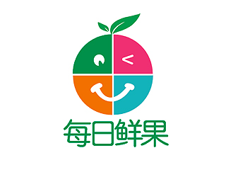 盛銘的每日鮮果logo設(shè)計