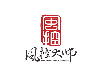 風(fēng)控大師logo設(shè)計