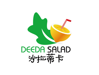 秦曉東的Deeda Salad 沙拉蒂卡logo設(shè)計