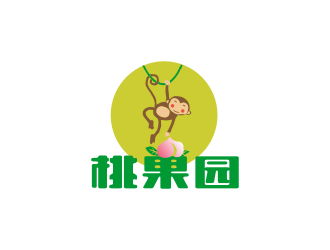 姜彥海的桃果園 卡通logo設計logo設計