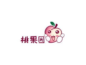 陳兆松的桃果園 卡通logo設計logo設計