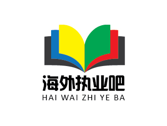 唐榕駿的海外執(zhí)業(yè)吧藍色圖形logologo設(shè)計