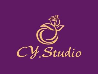 曾翼的CY.Studio 永生花店logo設(shè)計(jì)