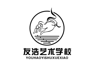 姜彥海的友浩藝術(shù)學(xué)校logo設(shè)計(jì)