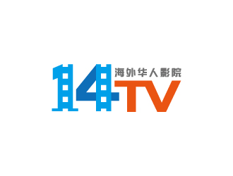 周金進(jìn)的14TV 海外華人影院logo設(shè)計