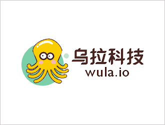 梁俊的烏拉科技（wula.io）華人生活平臺(tái)logo設(shè)計(jì)