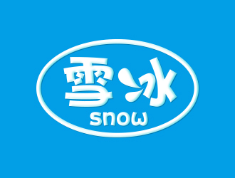 孫金澤的Snow雪冰logo設(shè)計