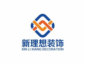 何嘉健的新理想裝飾工程有限公司logo設(shè)計