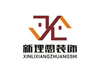 楊占斌的新理想裝飾工程有限公司logo設(shè)計