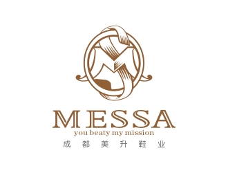 messa 成都美升鞋業(yè)有限公司logo設(shè)計