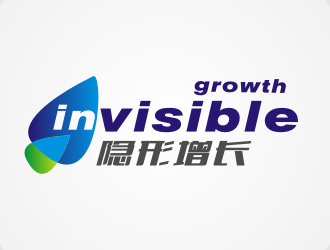 安齊明的invisiblegrowth 隱形增長logo設(shè)計