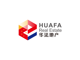 華法地產(chǎn) HUAFA Real Estate   法國(guó)投資，置業(yè)，安家一站式服務(wù)平臺(tái)logo設(shè)計(jì)